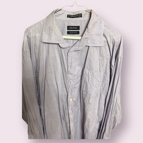 Nautica dress shirt, size 18 36/37 - Picture 2 of 6